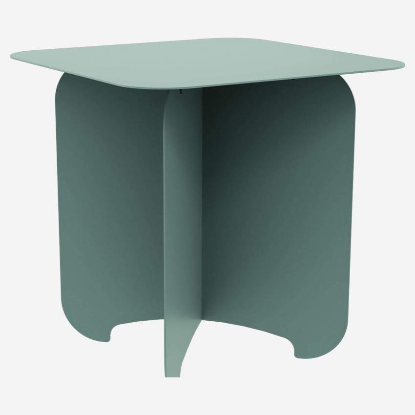 Table d'appoint en métal - Bleu turquoise