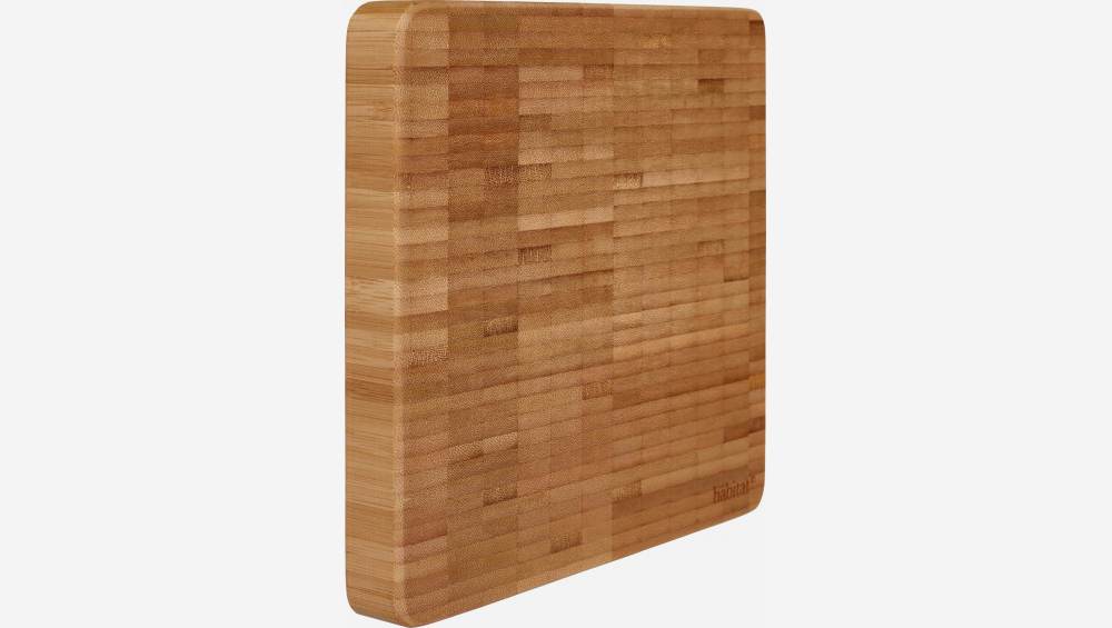 Tábua de cozinha de bambu - 25 x 25 cm
