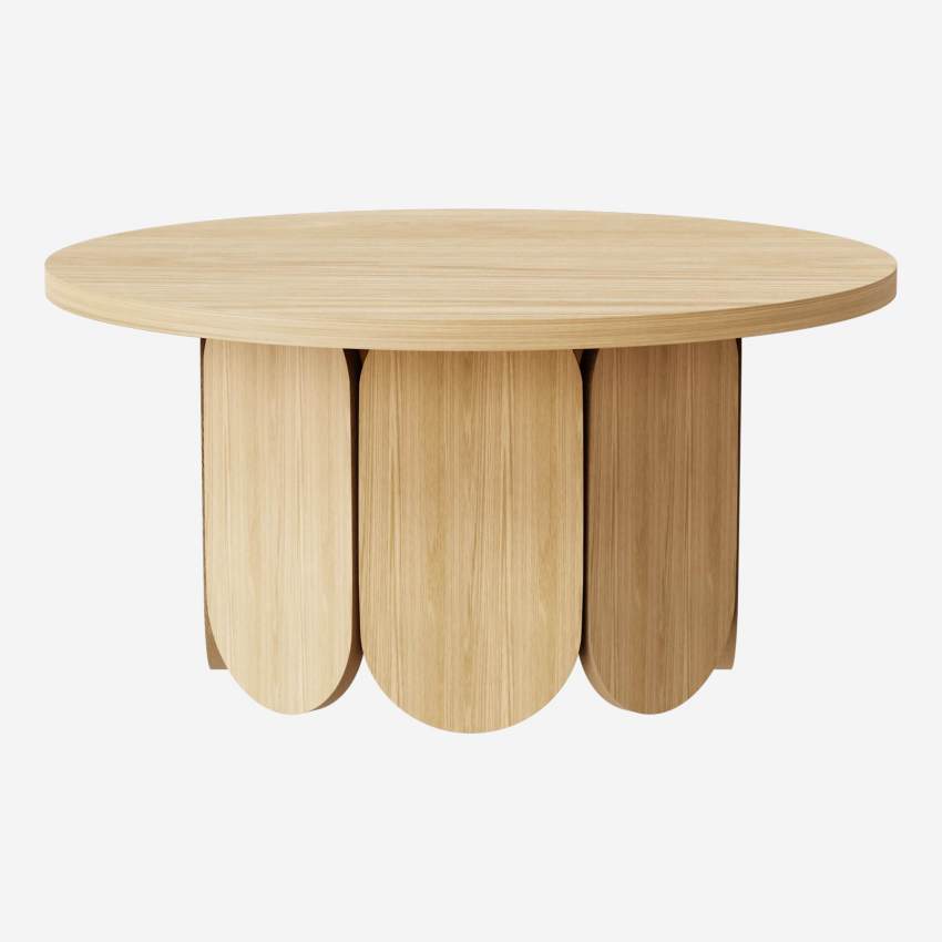 Table basse ronde en chêne - Design by Pavel Vetrov