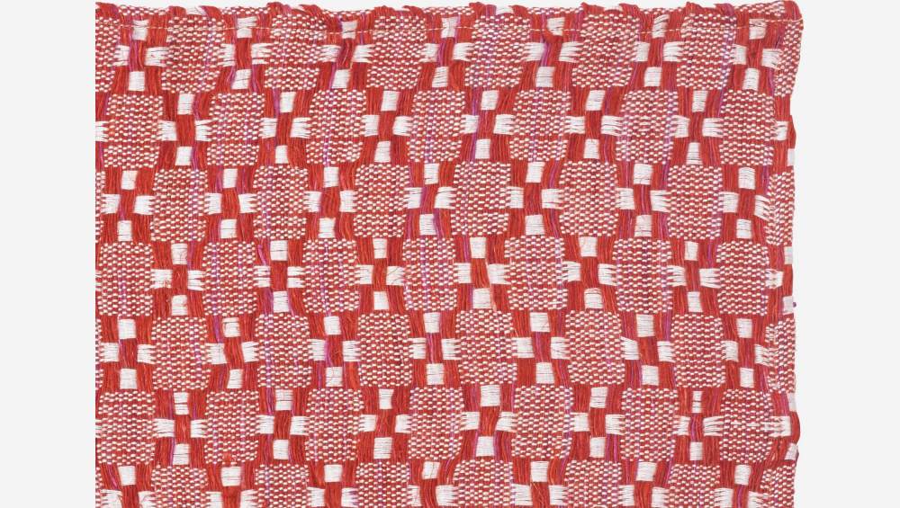 Lot de 2 sets de table en coton - 33 x 48 cm - Rouge