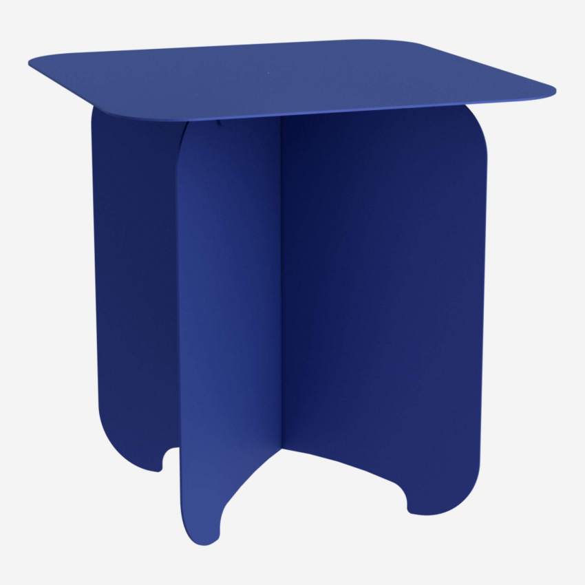 Table d'appoint en métal - Bleu électrique