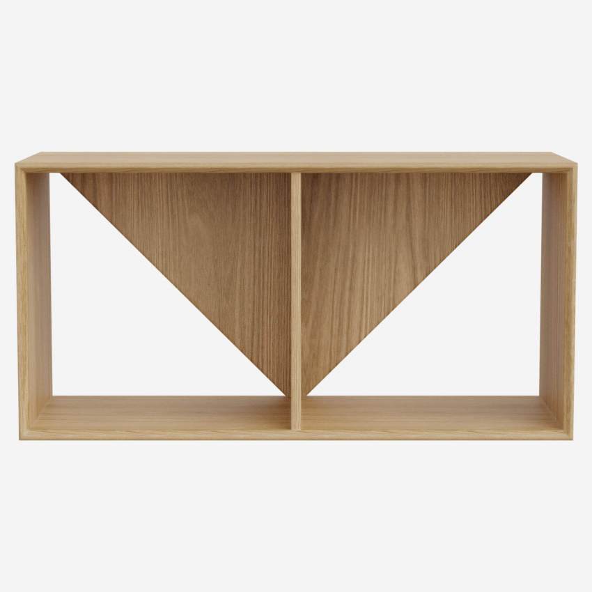 Estantería modular con fondo triangular - 2 casilleros - Design by Marie Matsuura