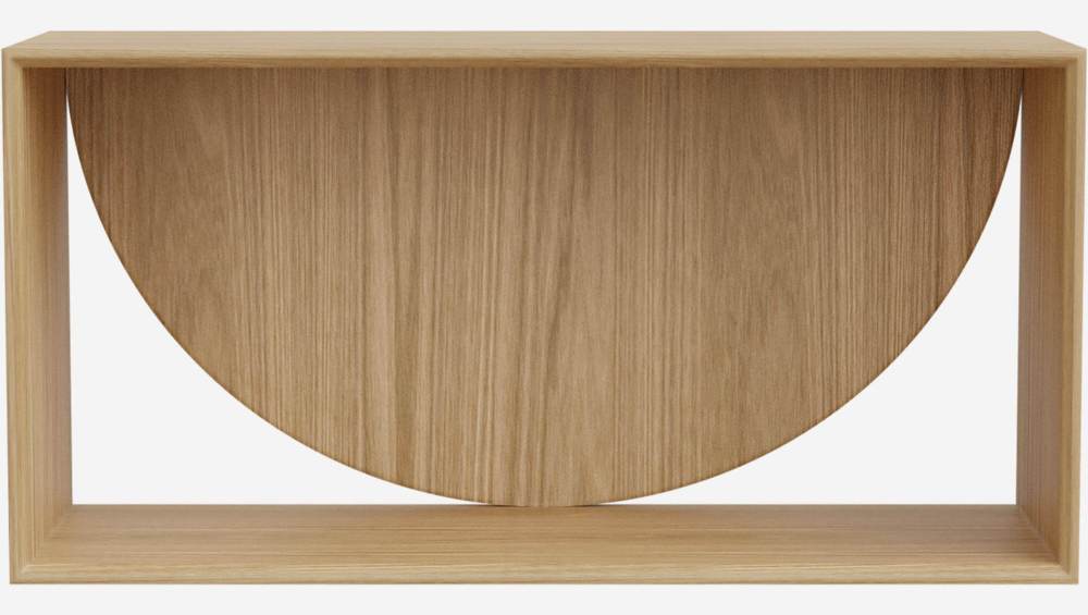 Modulierbares Regal mit halbmondförmigem Boden - 1 Fach - Design by Marie Matsuura