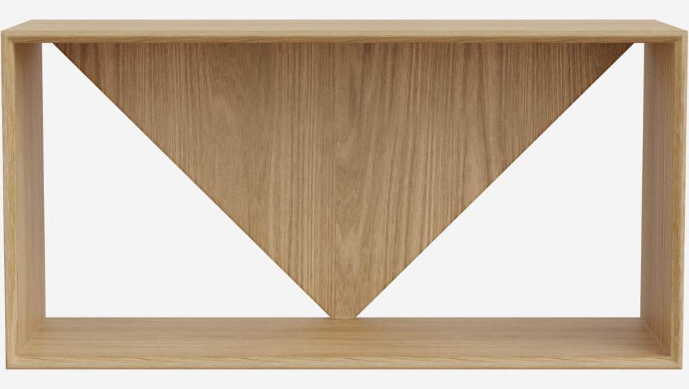 Etagère modulable avec fond en triangle - 1 casier -  Design by Marie Matsuura