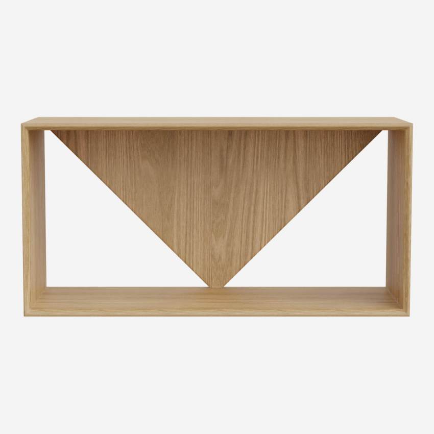 Modulair Rek, achterkant driehoek - 1 vak - Design by Marie Matsuura