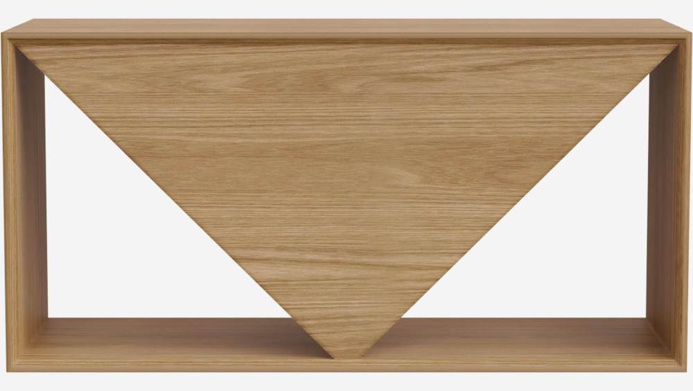Modulair Rek, achterkant driehoek - 1 vak - Design by Marie Matsuura