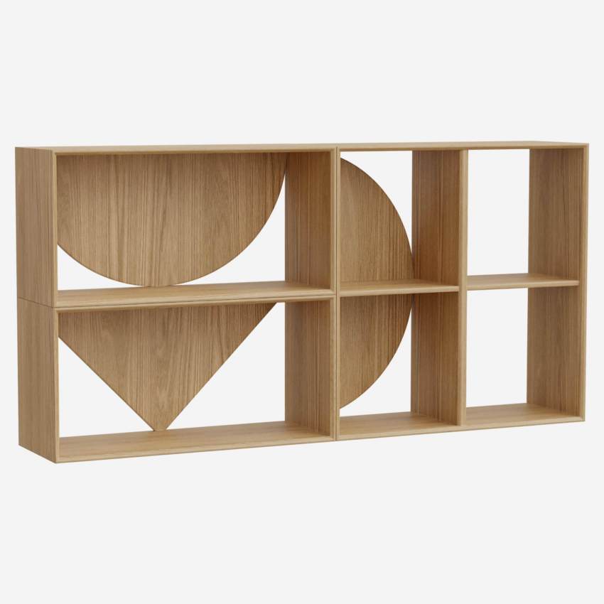 Estantería modular con fondo triangular - 1 casilleros - Design by Marie Matsuura
