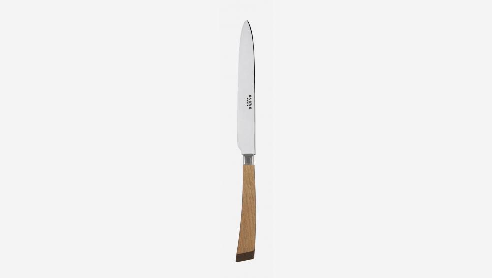 Cuchillo de mesa con mango de madera (reedición del modelo número 1)