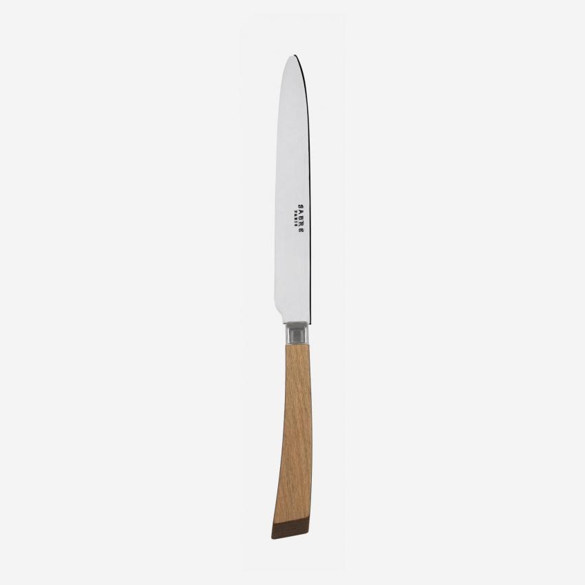 Cuchillo de mesa con mango de madera (reedición del modelo número 1)
