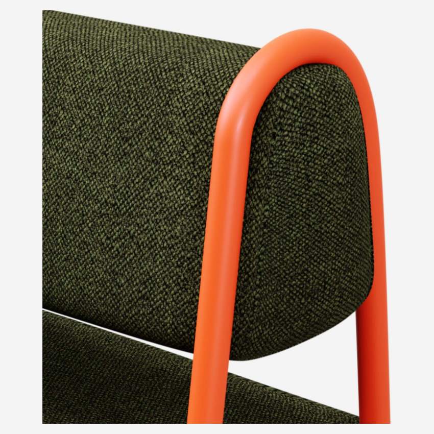 Sillón de tela - Verde helecho - Design by Anthony Guerrée