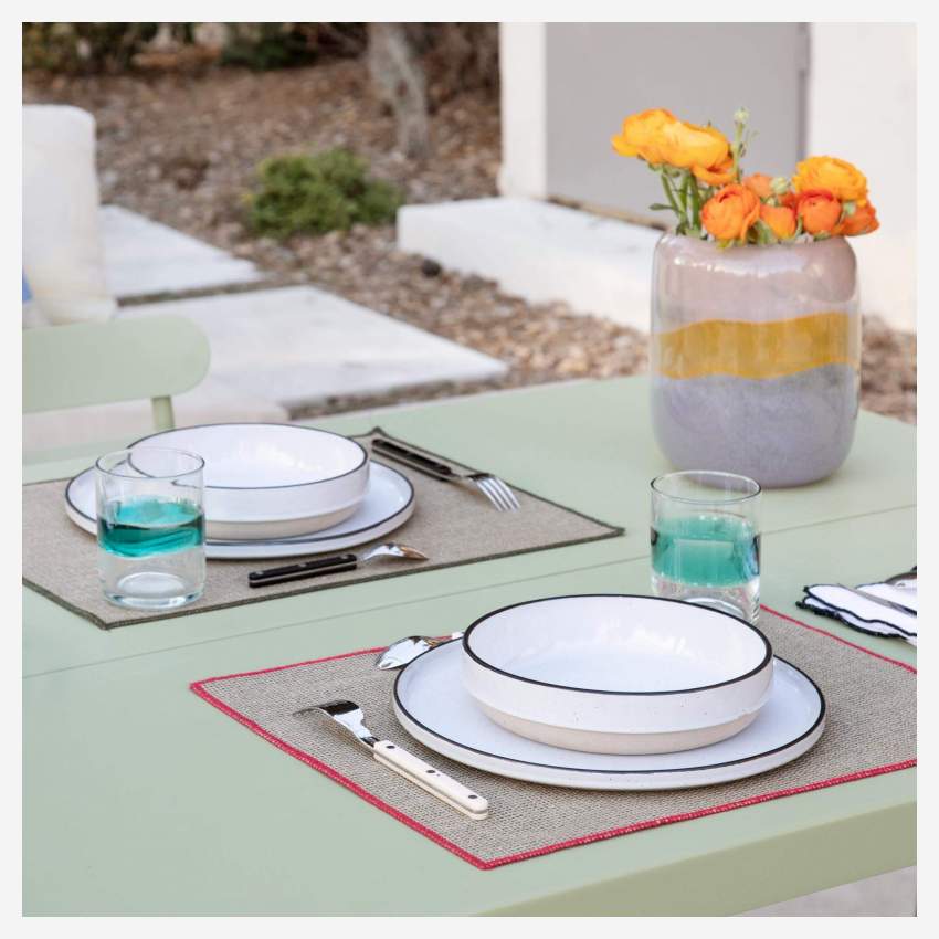 Tischset aus Leinen - 35 x 45 cm - Khakigrün