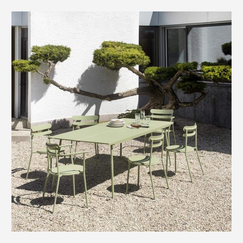 Silla de jardín de acero - Verde tilo - Design by Studio Brichet-Ziegler