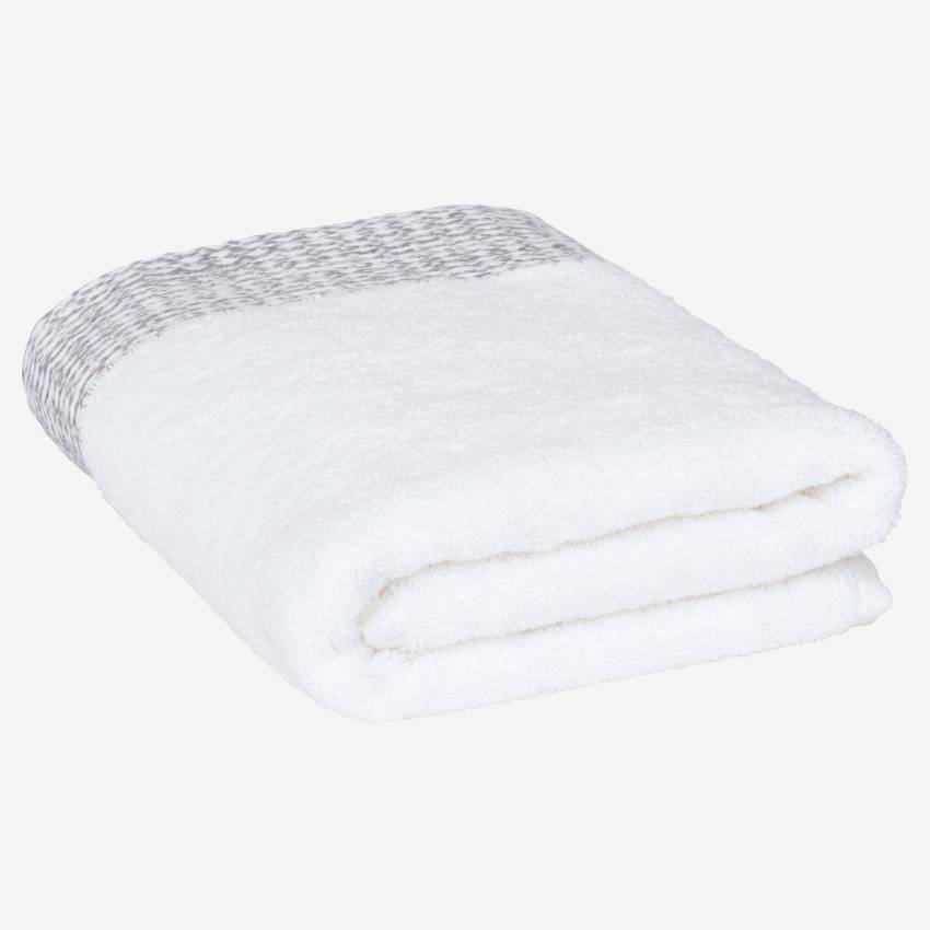 Serviette pour invité en coton - 30 x 50 cm - Blanc