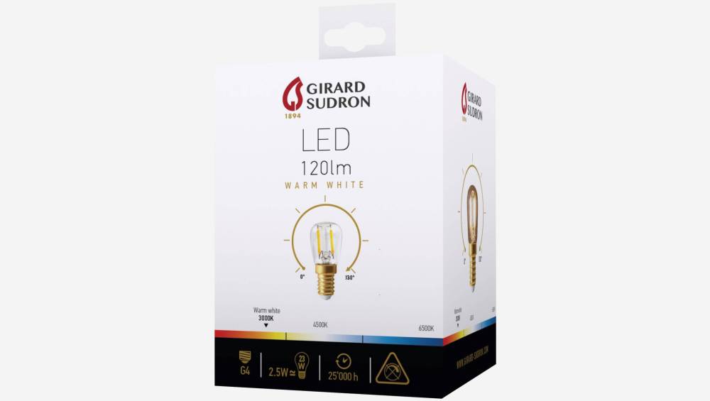 Led staaflamp E14 - 1,2W - 2700K