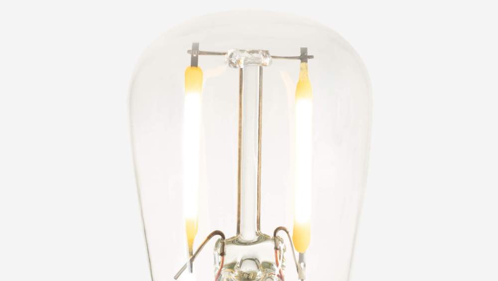 Ampoule tube poire E14 - 1,2W - 2700K