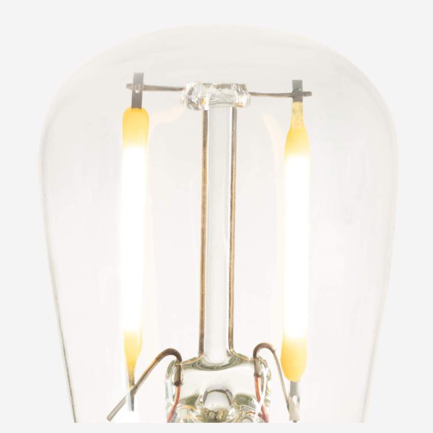 Ampoule tube poire E14 - 1,2W - 2700K