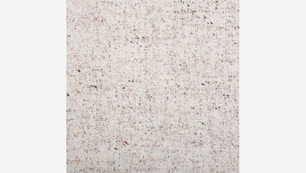 Tapis tissé en laine - 240 x 170 cm - Motif tartan beige