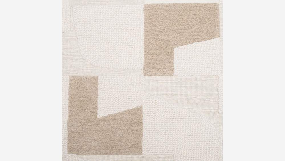 Tapis tufté en laine - 240 x 170 cm - Beige - Design by Floriane Jacques