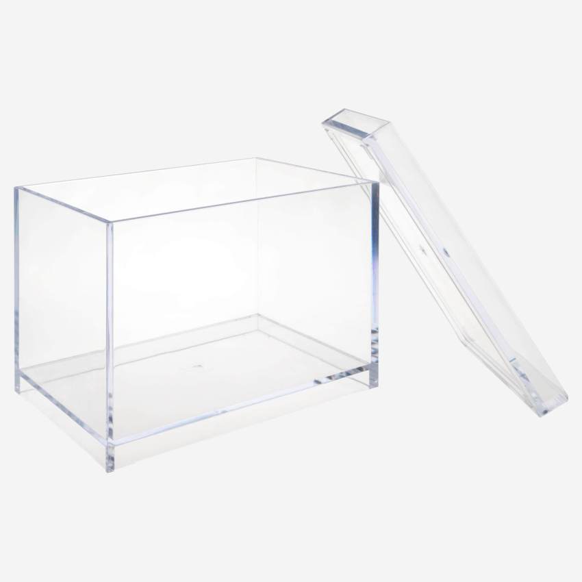 Boîte avec couvercle - 14 x 17 x 21 cm - Transparent
