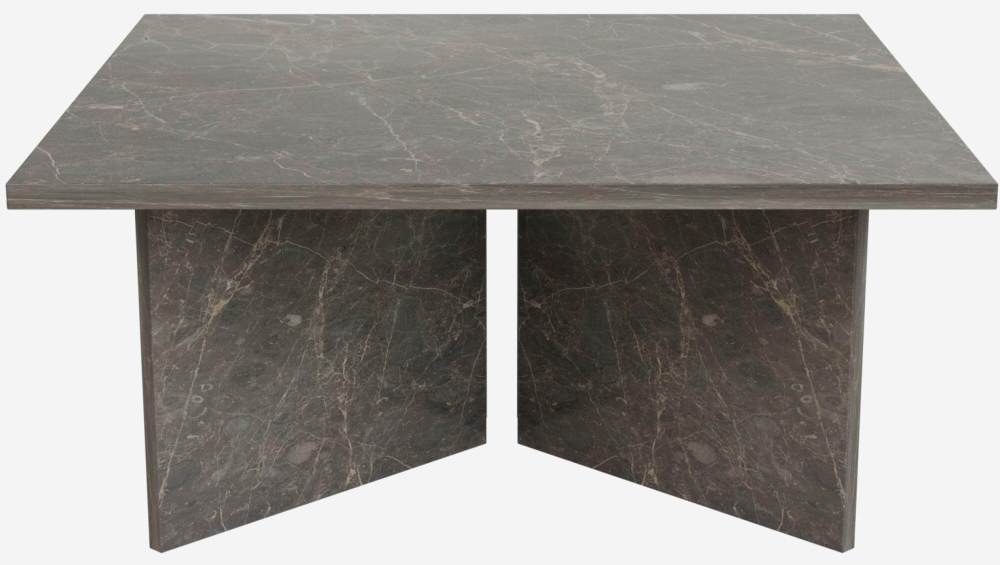 Tavolino basso in marmo - Nero