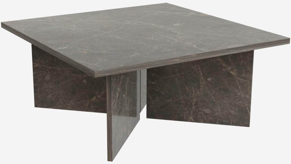 Tavolino basso in marmo - Nero