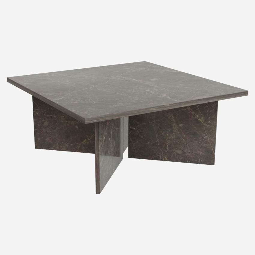 Table basse en marbre - Noir