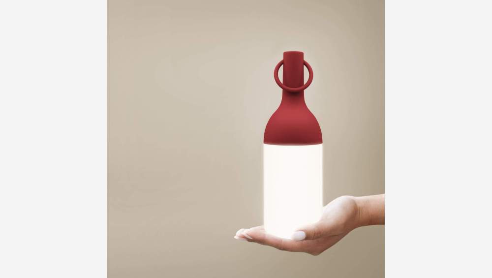 Petite lampe nomade outdoor à LED - Rouge - Design by Bina Baitel