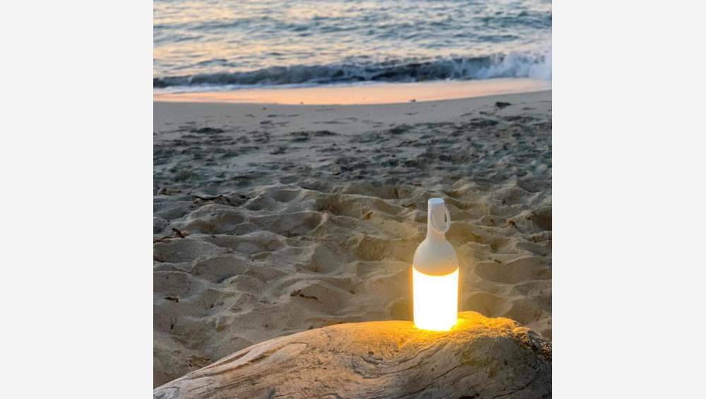 Petite lampe nomade outdoor à LED - Blanc - Design by Bina Baitel