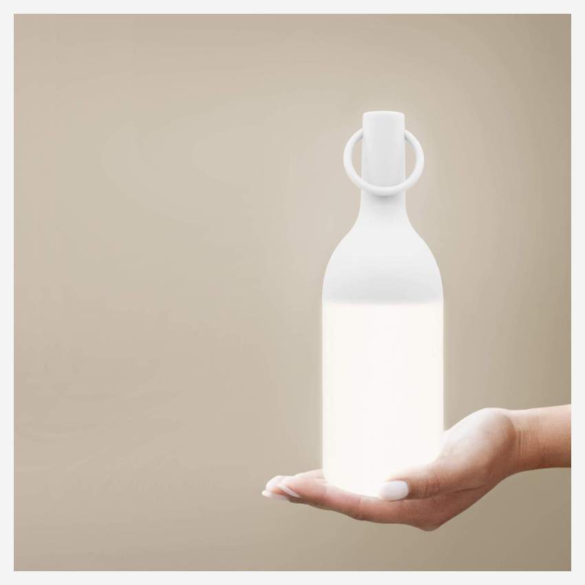 Petite lampe nomade outdoor à LED - Blanc - Design by Bina Baitel