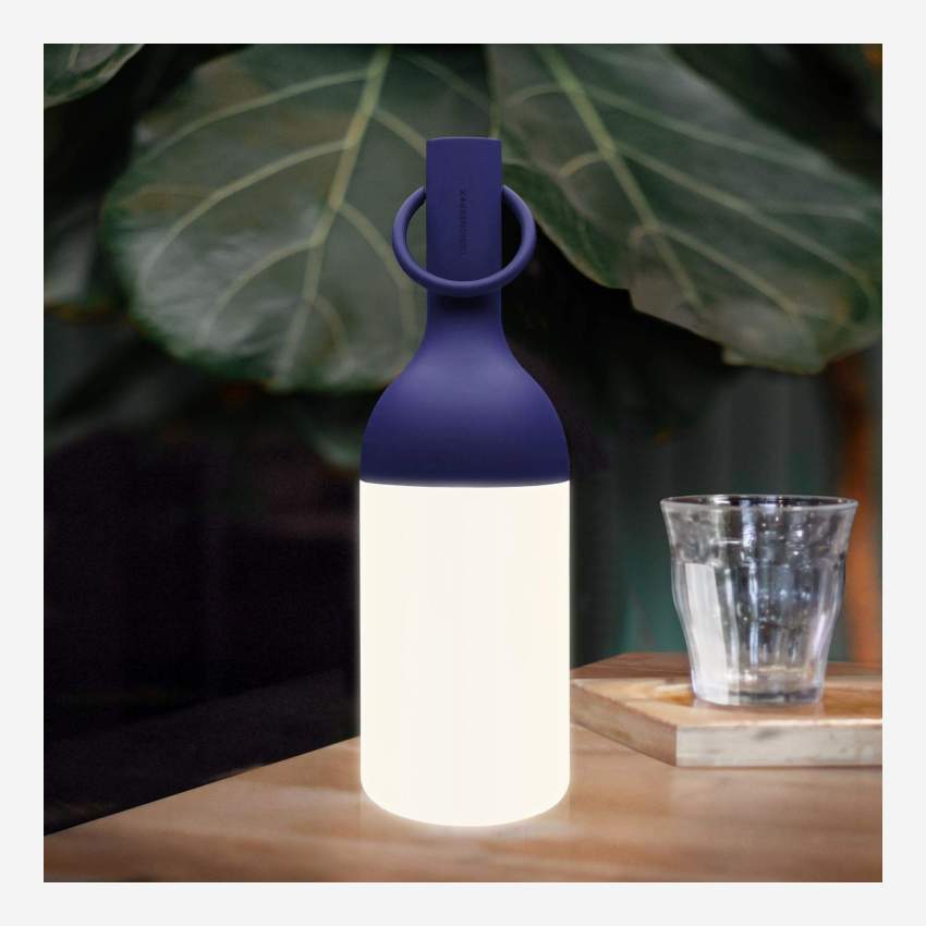 Petite lampe nomade outdoor à LED - Bleu - Design by Bina Baitel
