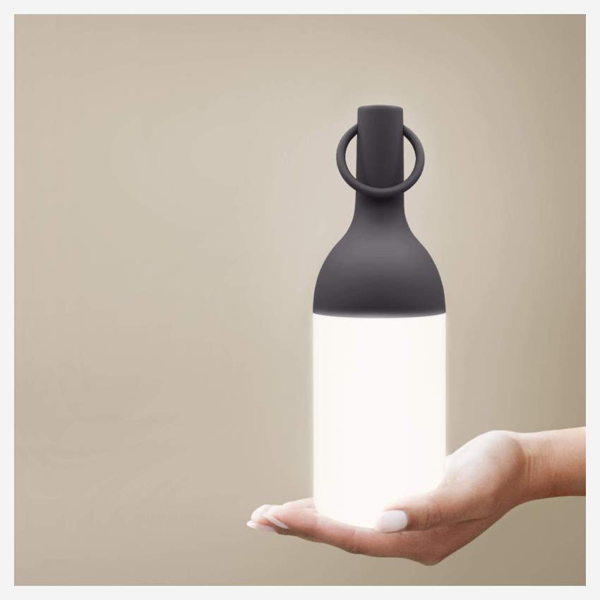 Petite lampe nomade outdoor à LED - Noir - Design by Bina Baitel