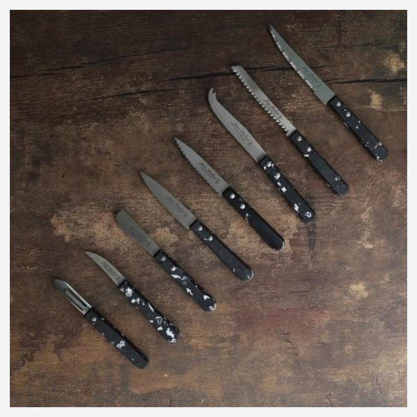 Conjunto de 3 facas - Modelo Sense - Preto