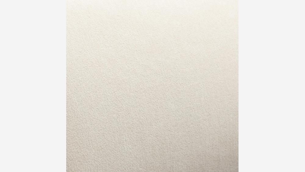 Lit coffre 180 x 200 cm en tissu bouclette courte - Beige