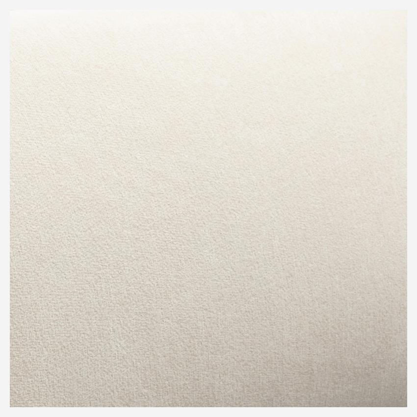 Lit coffre 160 x 200 cm en tissu bouclette courte - Beige