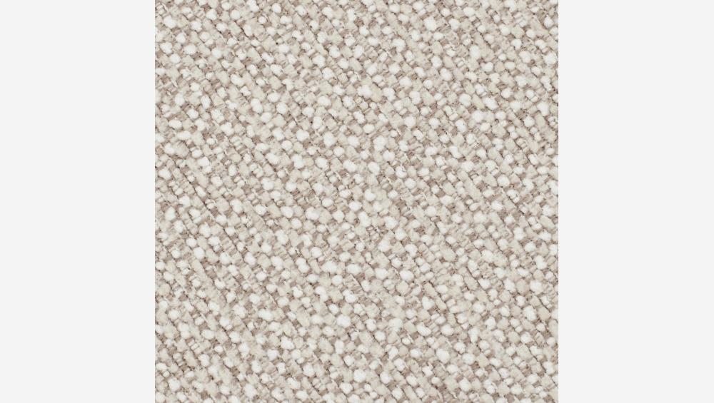 Canapé d'angle droit en tissu - Beige 