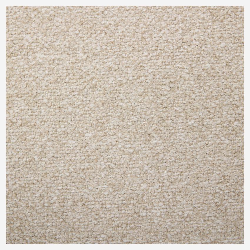 Canapé d'angle droit 3 places en tissu texturé - Beige