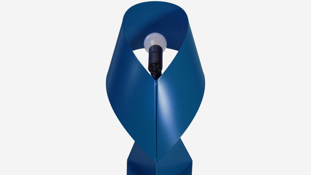 Édition limitée - Lampe de table en métal - Bleu Pacifique - 35 cm