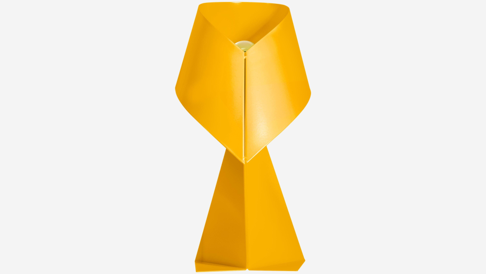 Édition limitée - Lampe de table en métal - Jaune Soleil - 35 cm