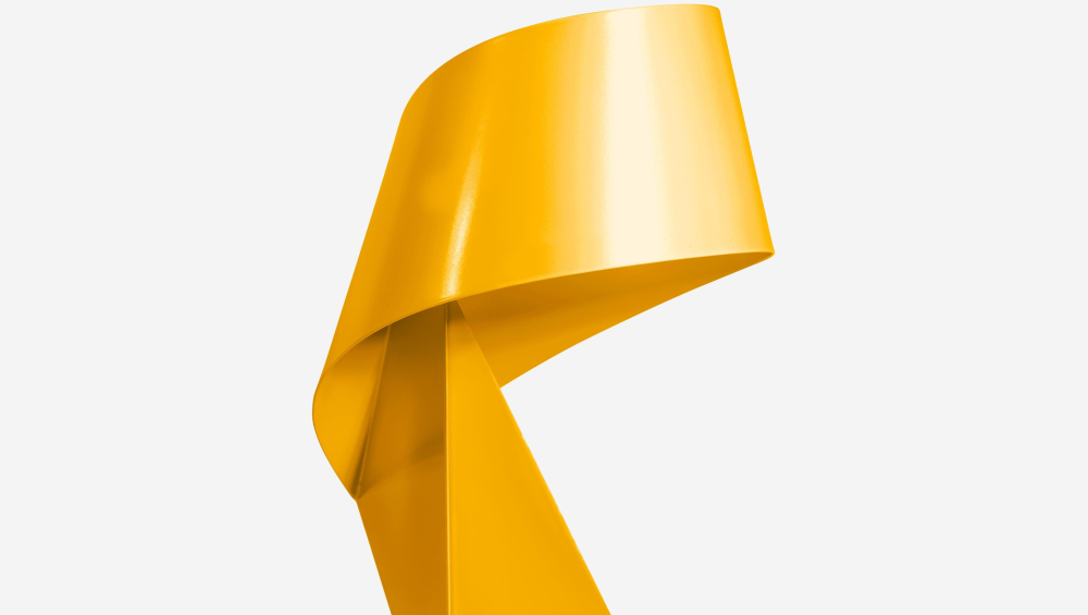 Édition limitée - Lampe de table en métal - Jaune Soleil - 35 cm