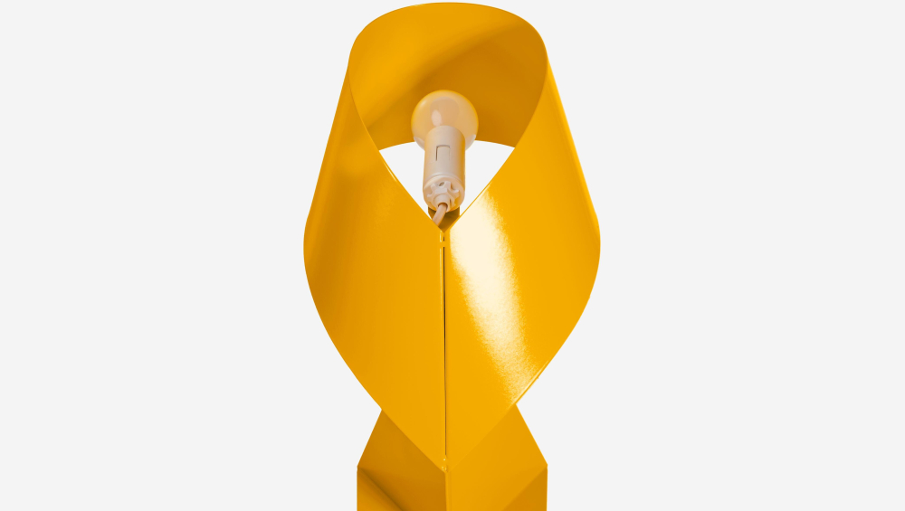 Édition limitée - Lampe de table en métal - Jaune Soleil - 35 cm