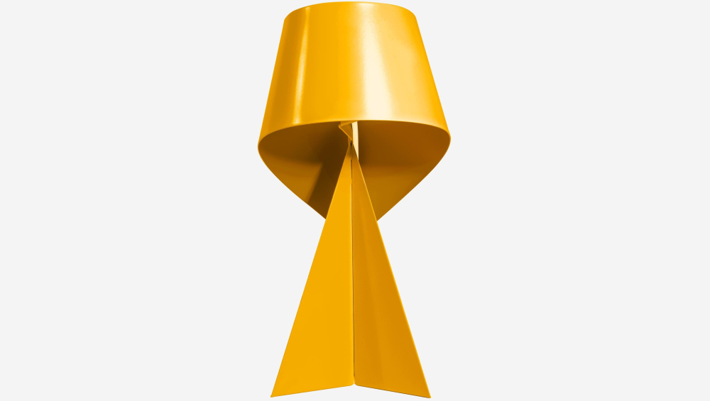 Édition limitée - Lampe de table en métal - Jaune Soleil - 35 cm