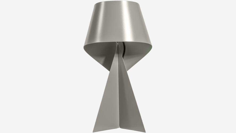 Édition limitée - Lampe de table en métal - Gris Minéral - 35 cm