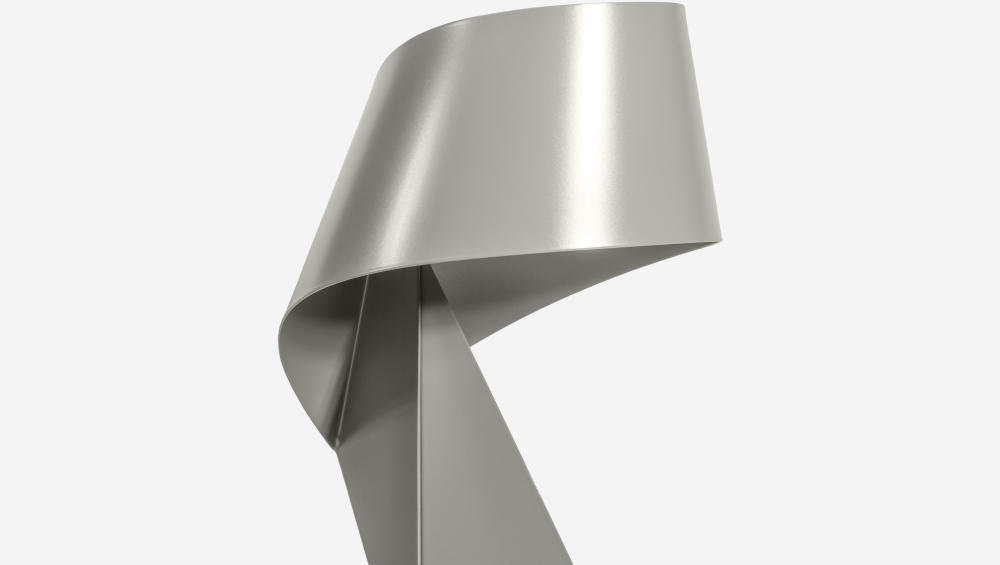 Édition limitée - Lampe de table en métal - Gris Minéral - 35 cm