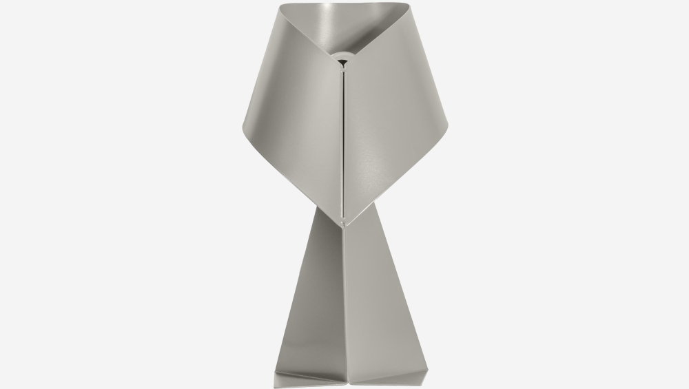 Édition limitée - Lampe de table en métal - Gris Minéral - 35 cm