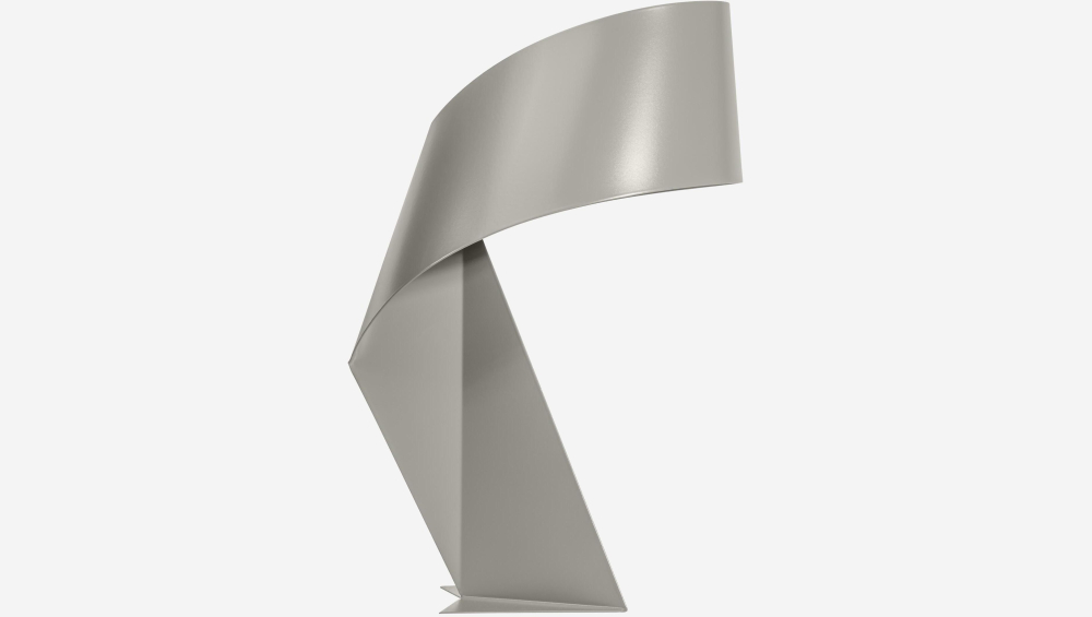 Édition limitée - Lampe de table en métal - Gris Minéral - 35 cm