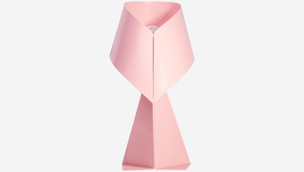 Édition limitée - Lampe de table en métal - Rose Poudre - 35 cm