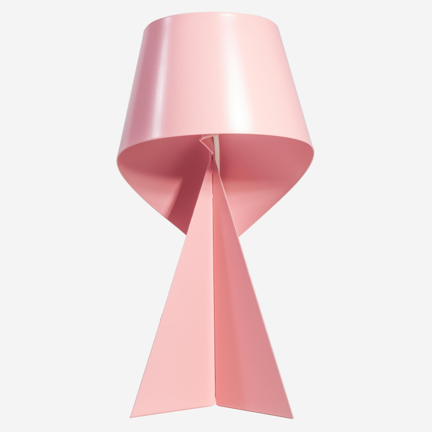 Édition limitée - Lampe de table en métal - Rose Poudre - 35 cm