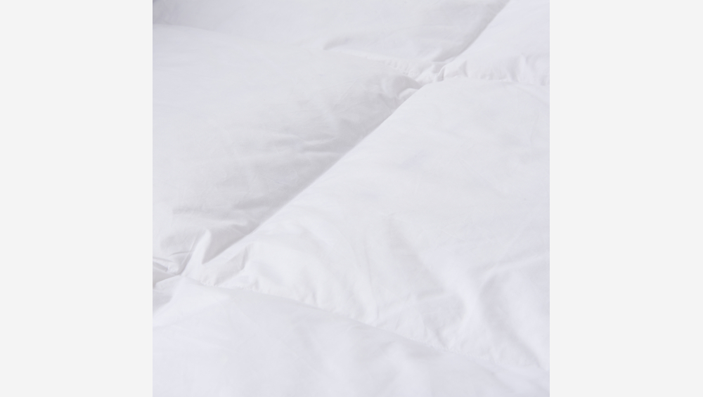 Couette chaude en duvet et plumettes - 200 g/m² - 140 x 200 cm