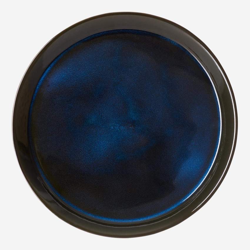 Dessertbord in aardewerk - 21,5 cm - Blauw