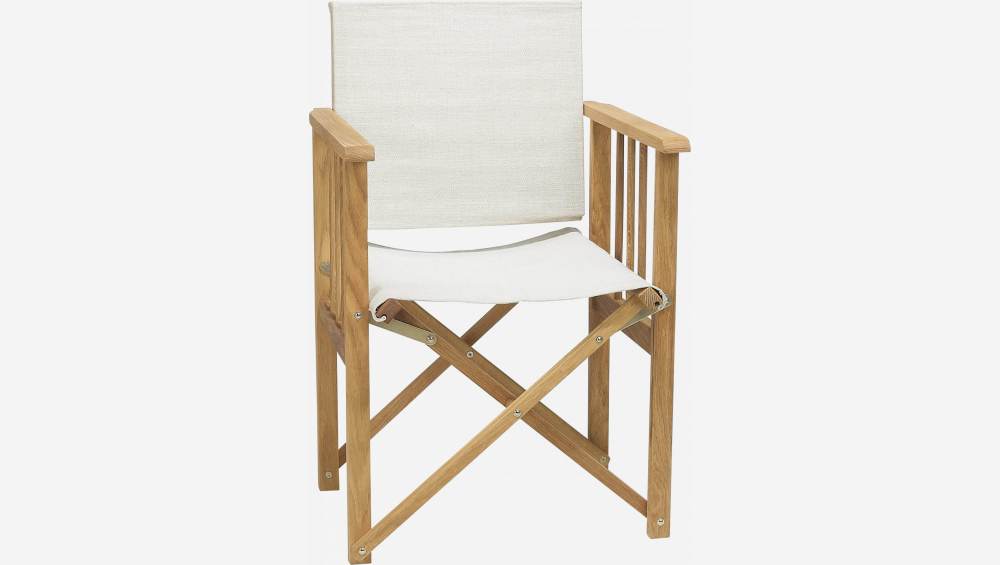 Structure de chaise pliante en chêne (toile vendue séparément)